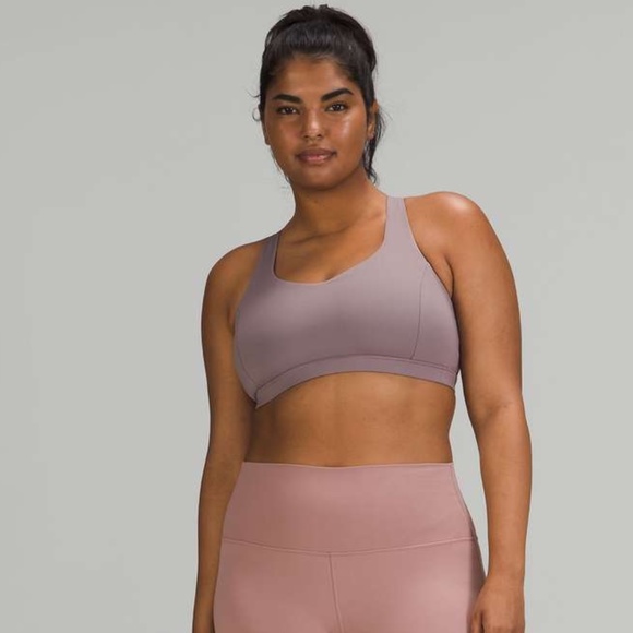 NWOT Lululemon Free to Be Serene Bra *Light Support, C/D Cup Lunar Rock Dew Pink - Picture 2 of 2